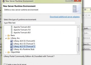 8.eclipse New Server Runtime Environment